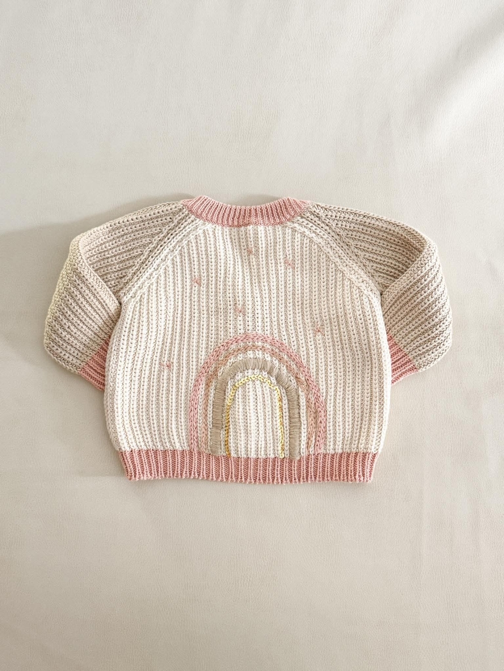 Wild Wawa Chunky Rainbow Cardigan 2-3y